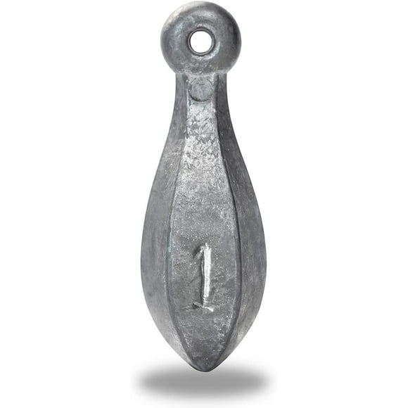 BLUEWING Fishing Sinkers Weights Saltwater Streamlined Fishing Sinker Weight Bullet Lead Sinkers Fishing 16oz