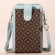 thumbnail image 1 of Bolsos para Teléfono con Pantalla Táctil para Mujer, Minibolsos Cruzados de Cuero para Teléfono Móvil, Cartera de Hombro con Ranuras para Tarjetas de Crédito, 1 of 3