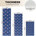 thumbnail image 4 of Blue Christmas Santa and Snowflake Pattern Kitchen Rugs Sets Of 3,Kitchen Runner Rugs Non Skid Washable,Decorative Kitchen Floor Mats for Kitchen,Sink,Laundry,17"x30"+ 17"x47" + 17"x59", 4 of 6