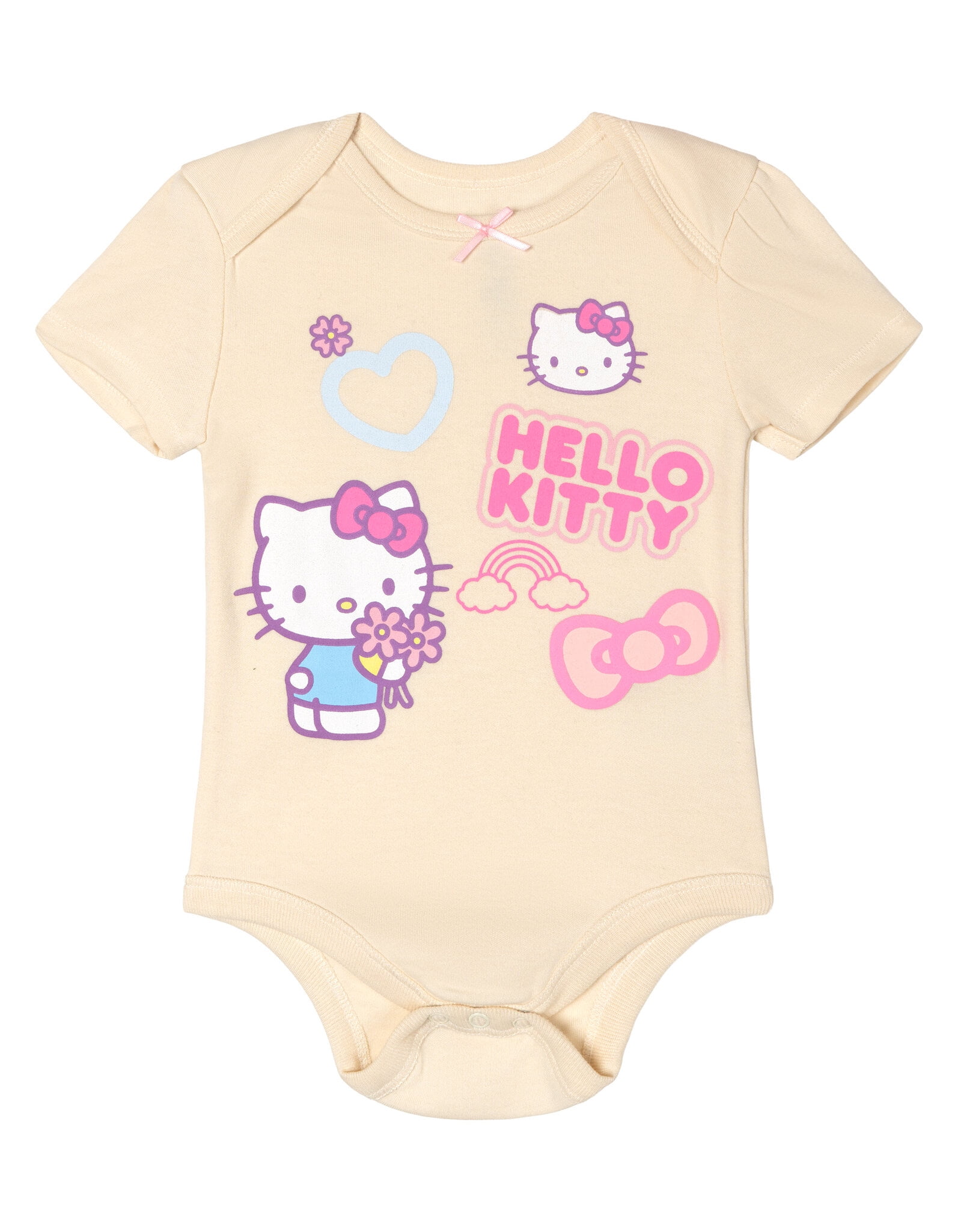 Hello Kitty Kuromi Cinnamoroll 5 Pack Bodysuits Newborn to Infant