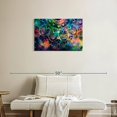 thumbnail image 2 of Elephant Stock Celestial Mandala Wall Art - Horizontal Canvas Wall Art - Living Room Wall Decor - Decor Elements Canvas - Turquoise And Blue Decor - 30" x 20", 2 of 4