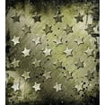 thumbnail image 3 of Ambesonne American Duvet Cover Set, Grunge Effect Stars, 2-Calking, Olive, 3 of 7