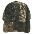 thumbnail image 2 of Mens Low Crown 5 Panel Camouflage Twill Baseball Cap Oak Woods Camo, 2 of 4