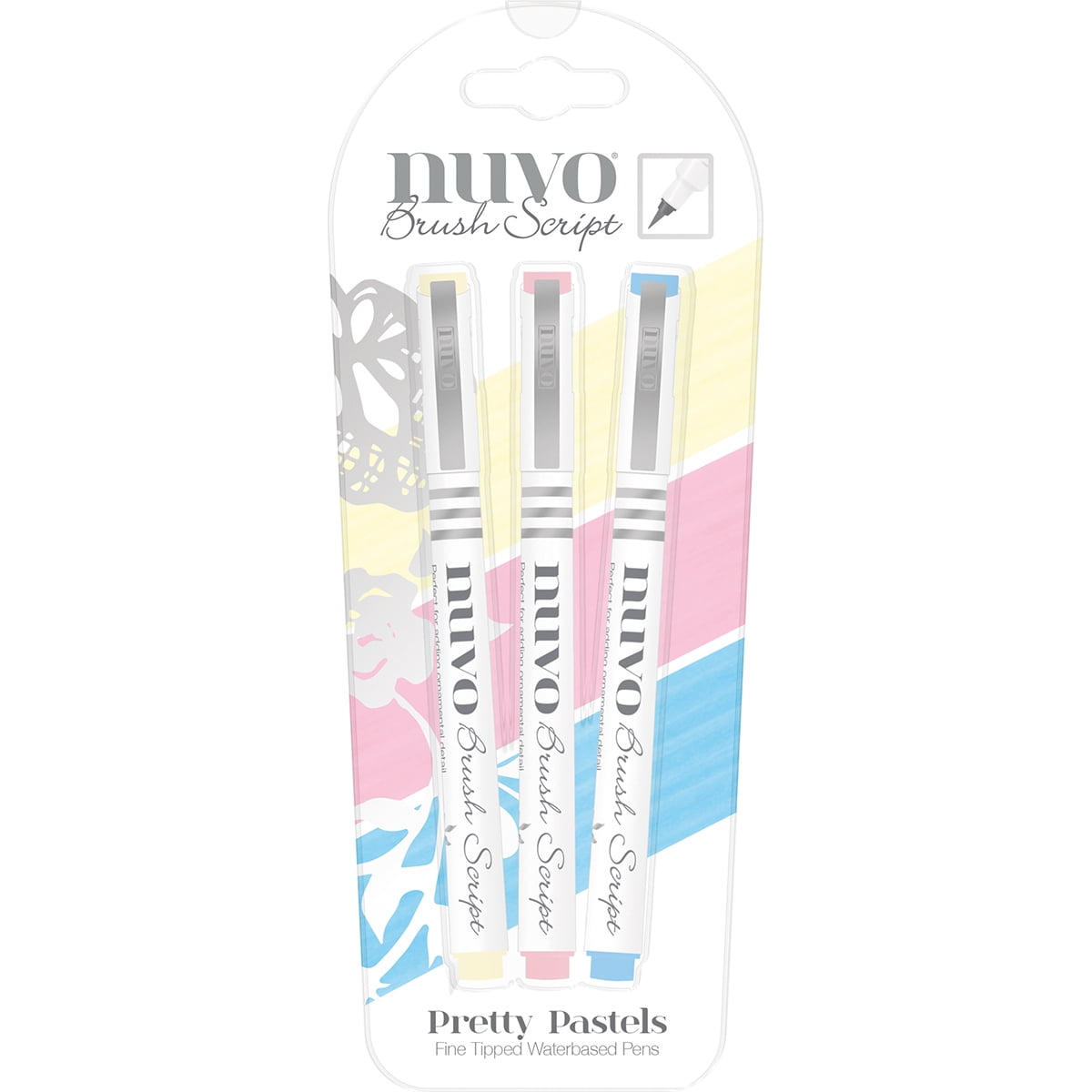 Nuvo Brush Script Pens, 3pk