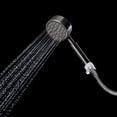 thumbnail image 4 of Válvula de control de flujo de agua, 2 piezas de válvula de cierre para cabezal de ducha, regulador de presión de agua de latón (plata), 4 of 5