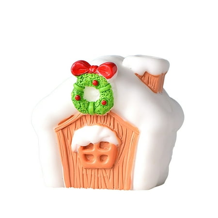 Christmas in A Sphere: Enchanting Snowy Village & Snowman Resin Ornaments for Festive Tabletop Display & Seasonal