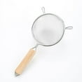 thumbnail image 1 of SHENMO Good Quality Fine Mesh Stainless Steel Colander, Stainless Steel Flour Sieve with, Fine Mesh Handle, Mesh Colander with Handle Kitchen strainer for draining. (Silver 16cm), 1 of 4