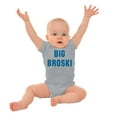 thumbnail image 3 of Big Broski Funny Older Brother Bodysuit Jumper Boys Infant Baby Brisco Brands 6M, 3 of 6