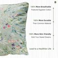 thumbnail image 2 of Queen's House Sheets Butterfly Bird Print Bed Sheet Collection Set-King,R, 2 of 2