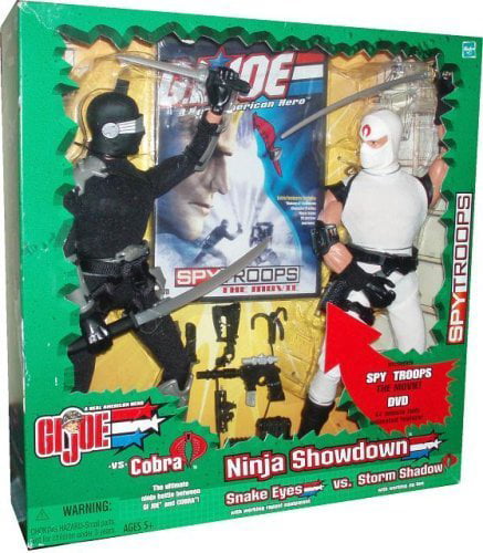 GI Joe 12 in Joe spy troops Ninja confrontation SNAKE EYES SWORD Accessoire 2003 G I environ 30.48 cm 