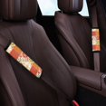 thumbnail image 3 of Chririnla Car Seat Belt Pads Breathable Polyester SBR Composite, Compatible with, Suitable for Sedan, Patchwork Floral, 3 of 8