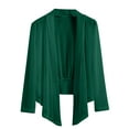 thumbnail image 2 of Fznquz Long Sleeve Summer Cardigan for Women Plain Open Front Cardigan Sweater Soft Green Fall Loose Fit Women Fashion, 2 of 9