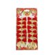 thumbnail image 1 of Lazo de flocado para decoración navideña, colgante pequeño para árbol de Navidad, lazo de 5,5 cm, suministros navideños, paquete de 12, 1 of 6