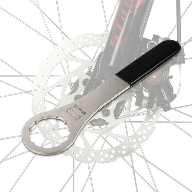 Scienceny Llave de pedalier plateada, fácil de usar, amplia aplicación, segura y práctica para competir con Face Chinch Bombillas para automóviles