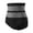 Black, variant on Women's High Waist Shapewear Shorts Wave Pattern Compression Brief Shapewear Strentchy Tummy Control Body Shaper for Women XS