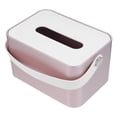 thumbnail image 1 of 1 UNID EXQUISITO TEJIDO CAJA DE ALMACENAMIENTO DE ALMACENAMIENTO CAJA DE TEJIDO DE TEJERO Dispensador de tejidos de escritorio, 1 of 5