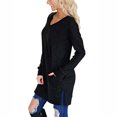 thumbnail image 4 of gakvbuo Fall Sweaters for Women Plus Size Pullover Tops Fall 2022 Women'S Casual Long Sleeve Pockets O-Neck Solid Color T-Shirts Blouse Tops, 4 of 7