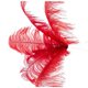 thumbnail image 2 of 10 pcs Natural Ostrich Feathers Wedding Decoration Red 20-25cm, 2 of 2