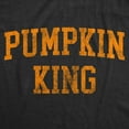 thumbnail image 2 of Mens Pumpkin King T Shirt Funny Halloween Jack-O-Lantern Autumn Graphic Novelty Tee Graphic Tees, 2 of 9
