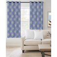 thumbnail image 2 of Purple White Dandelion Blackout Curtains for Bedroom Living Room Darkening Curtains 84 Inch Length 2 Panels Set Farmhouse Botanical Blossom Window Curtain Window Treatment Grommet Drapes 52"x84", 2 of 9