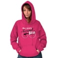 thumbnail image 3 of Step Up To Bat For Second Base Women Plus Size Graphic Pullover Hoodie Brisco Brands 4X, 3 of 3