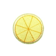 ID 1214D Lemon Slice Patch Summer Drink Lemonade Embroidered Iron On Applique