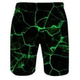 thumbnail image 4 of Brythos Men's Board Shorts,Quick-Drying Elastic Waist Beach Shorts,Drawstring Board Shorts Breathable Beachwear,Green,XXXXXL, 4 of 5