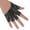 Black, variant on Women Ladies Fashion Half Finger Faux Leather Short-Figures Gloves Half Palm