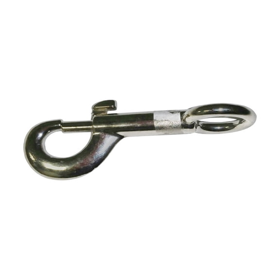 Baron 1/2 in. D X 3-1/4 in. L Nickel-Plated Zinc Bolt Snap 160 lb