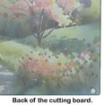 thumbnail image 5 of North Carolina Dogwoods in Watercolor Glass Cutting Board Large 12 in x 15 in, 5 of 5