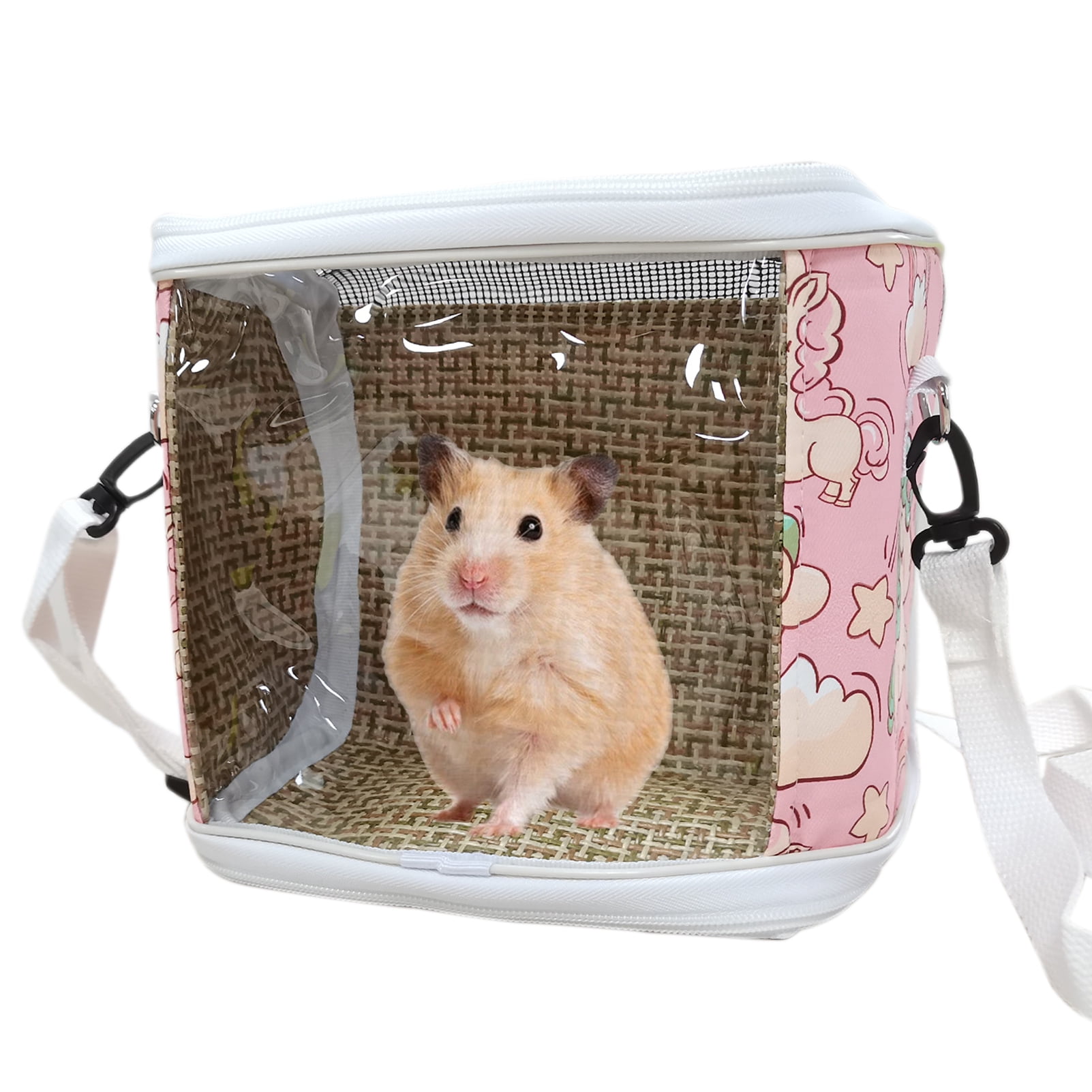 CHBORLESS Guinea Pig Carrier Bag Portable Breathable Hamster Travel Bag