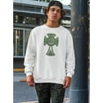 thumbnail image 2 of Celtic Cross Design. Sweatshirt Men -Image by Shutterstock, Male Large, 2 of 4