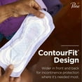 thumbnail image 6 of Poise Incontinence Pads, Moderate Absorbency, Long, 16 Count, 6 of 7