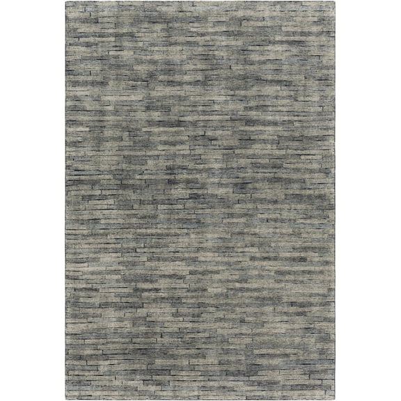 Hauteloom Willmar Wool Living Room, Bedroom Area Rug - Contemporary - Teal, Denim, Light Sage - 10' x 14'
