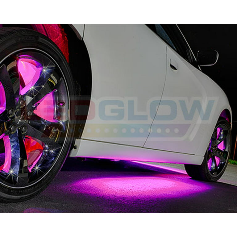 LEDGlow  Pink Wireless LED Car Underbody Lighting Kit