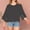A01 Black ➤➤ 3/4 Length Sleeve Womens Tops, variant on Clothes Womens 3/4 Sleeve Tops V Neck T Shirts Loose Fit Trendy Summer Tops 2025 Business Casual Tops Comfy Basic Tees Solid Color Mesh Blouses Same Day