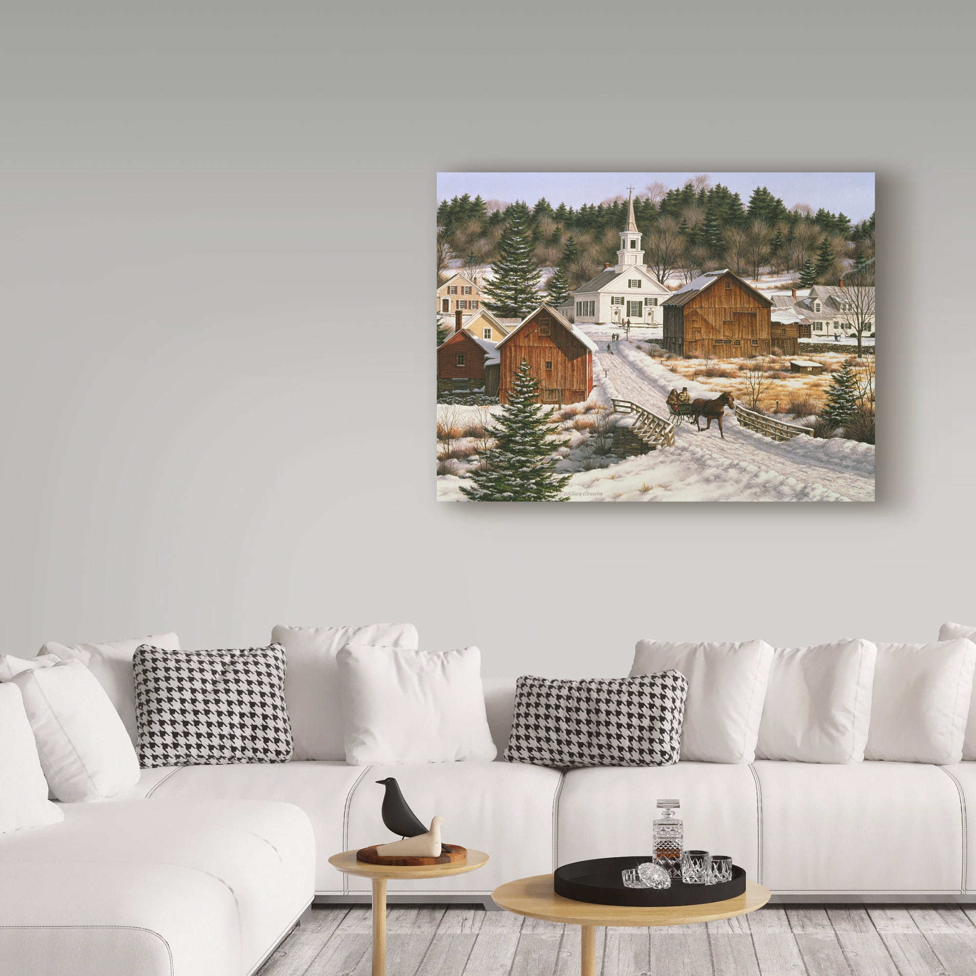 Trademark Fine Art 'Over The Hills We Go' Canvas Art by William Breedon