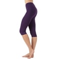 thumbnail image 1 of Womens High Waist Seamless Cotton Capri Leggings, 1 of 5