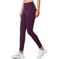 thumbnail image 4 of BALEAF Women's Winter Leggings Fleece Lined Waterproof Thermal Hiking Pants Warm Tights Running Gear Cold Weather Paisley Purple M, 4 of 6