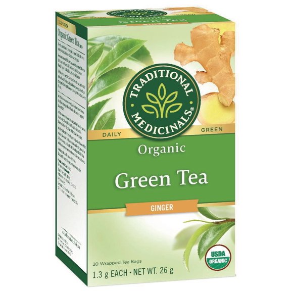 Traditional Medicinals Organic Green Tea with Ginger