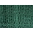 thumbnail image 1 of Ahgly Company Indoor Rectangle Abstract Turquoise Blue Modern Area Rugs, 3' x 5', 1 of 4