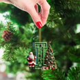 thumbnail image 2 of Christmas Tree Letter Decoration Pendant with Santa and Xmas Tree, Personalized Alphabet Christmas Ornaments for Xmas Tree Hanging Decor, 2 of 4
