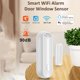 thumbnail image 4 of para Tuya WiFi para Smart Sensor de puerta Sensor de alarma Interruptor de alarma de puerta Soporte para Alexa, 4 of 12