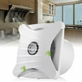 thumbnail image 3 of 28W Bathroom Ceiling Ventilation Fan W/ LED Light Air Vent Exhaust Bath Toilet, 3 of 5