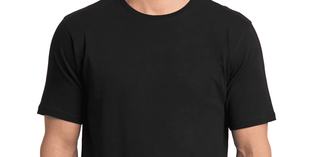 Mens Clementine Cotton Long Body Crew
