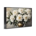 thumbnail image 2 of Stupell Industries French Country Golden Vase with Peonies Black Framed Giclee Art, 18 x 12, by Petals Prints Design, 2 of 8