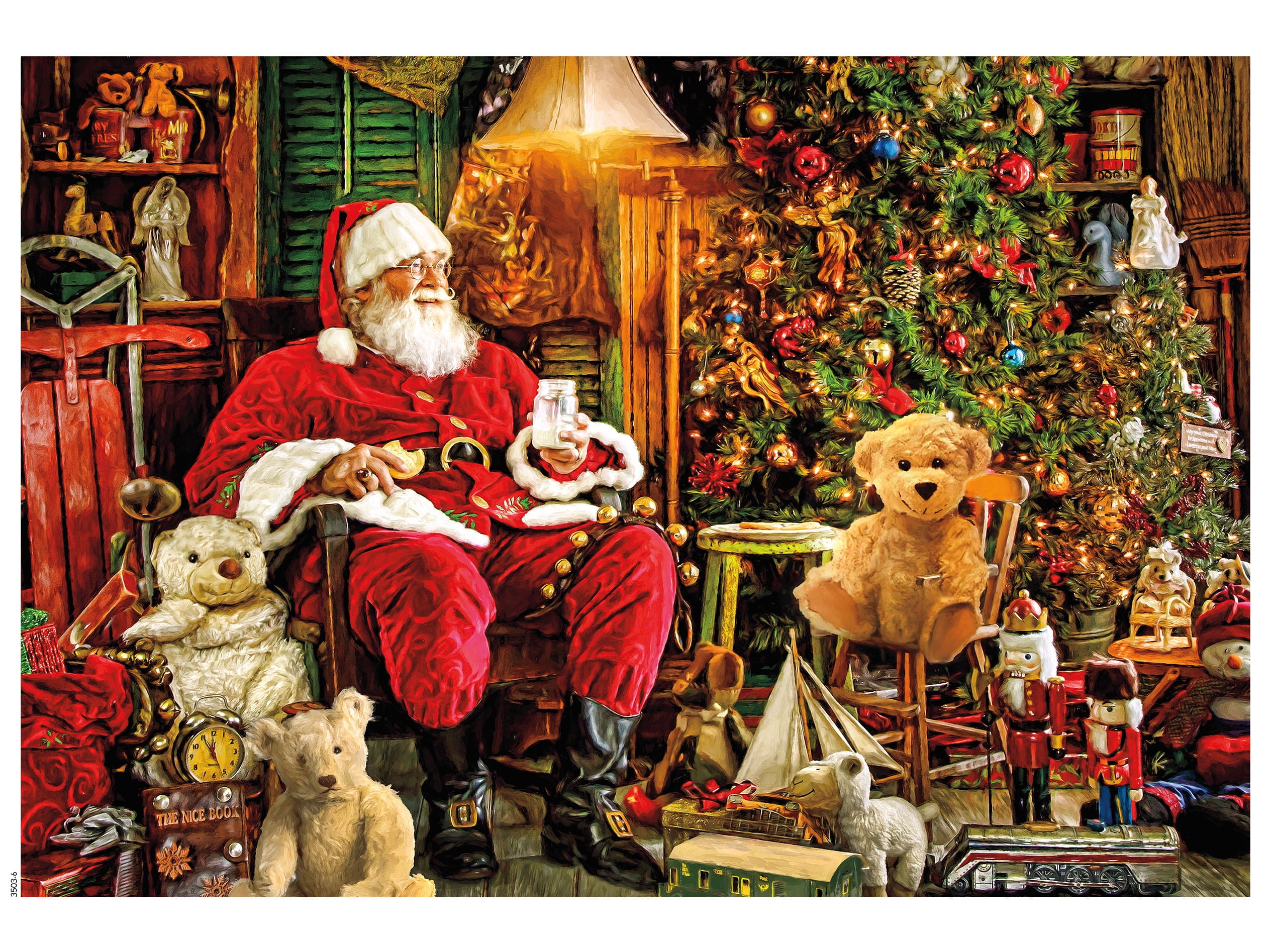 Ceaco - Holiday - Santa's Magical Toys - 2000 Piece Interlocking Jigsaw Puzzle