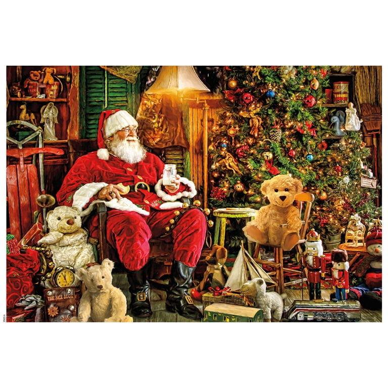 Ceaco 2000-Piece Holiday Santa's Magical Toys Interlocking Jigsaw