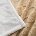 thumbnail image 2 of Fleece Throw Blankets for Sofa Camel - Soft Lightweight Plush Cozy Fuzzy Checkered Warm Winter Blanket Microfiber, 40x60 inches, 2 of 6