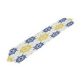 thumbnail image 1 of EREHome Chemin de Table Gouvernail Jaune et Bleu Décoration de Table Maison 13x70 Pouces, 1 of 5